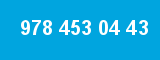 978 453 04 43 978 453 04 43
